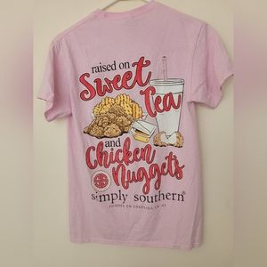 Simply Southern Small Pink Tee